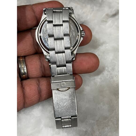 Wenger Swiss Military Watch 200M Diver Day Date Black Dial Stainless Steel main image 5